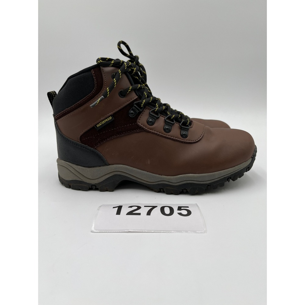 Magellan Outdoors Hiking Boots Boys 6D Brown Waterproof Leather YFWMFYC1139 - Picture 2 of 15
